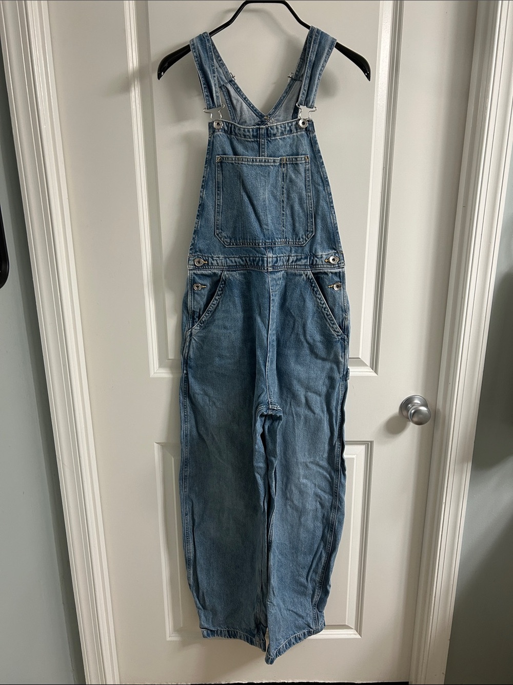 everlane - curve overalls